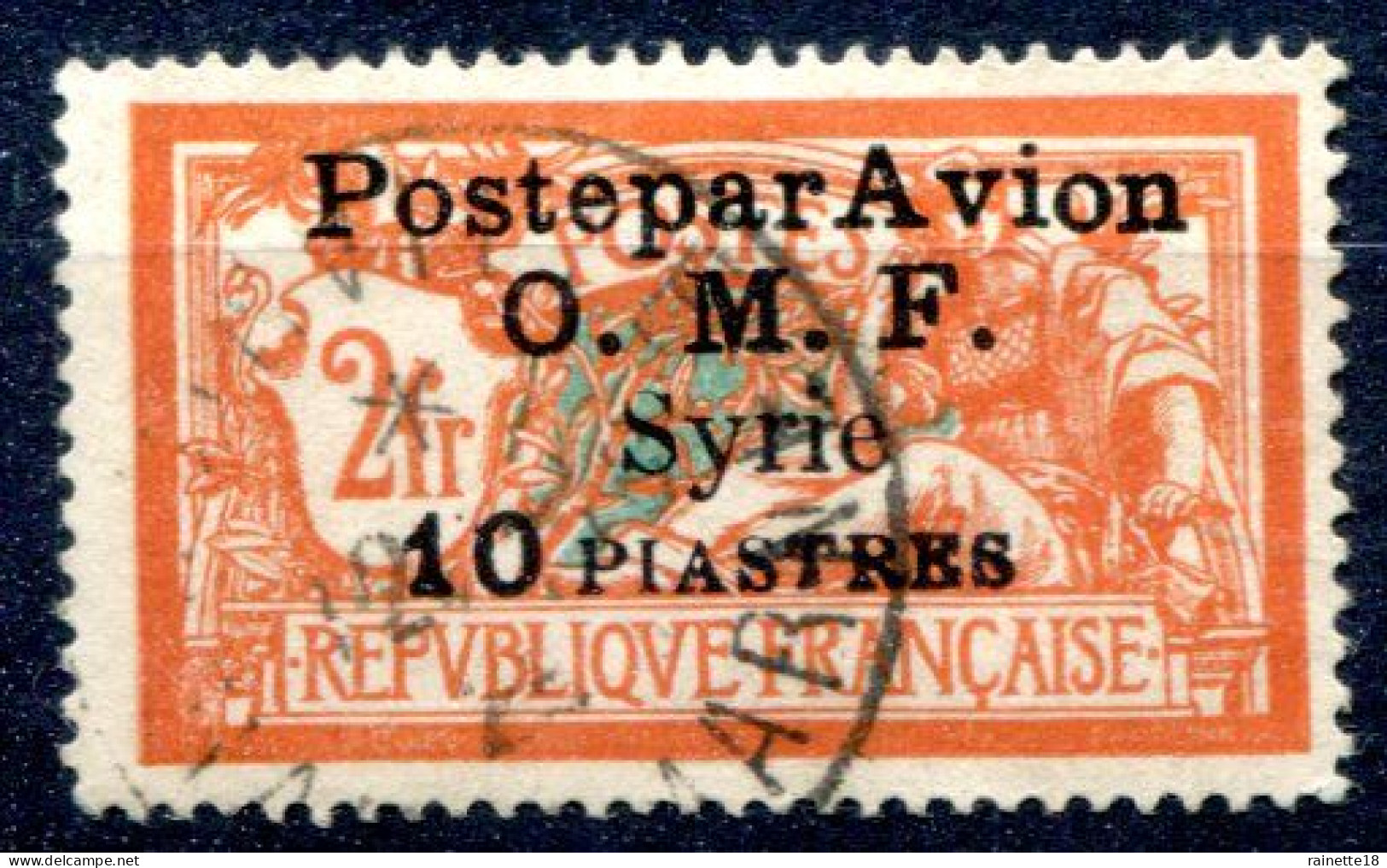 Syrie    PA  13 Oblitéré - Poste Aérienne