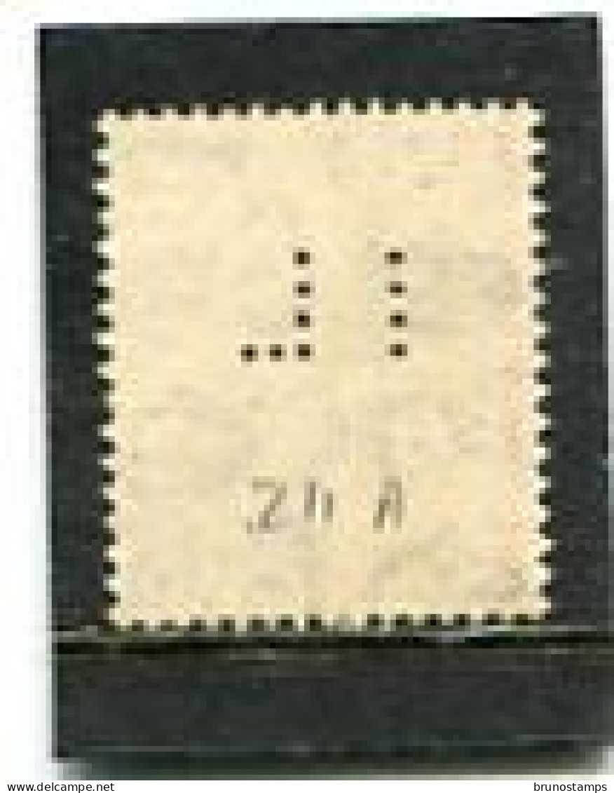 GREAT BRITAIN - 1941  1 1/2d   LIGHT COLOURS  PERFIN   IL  FINE USED - Perforés