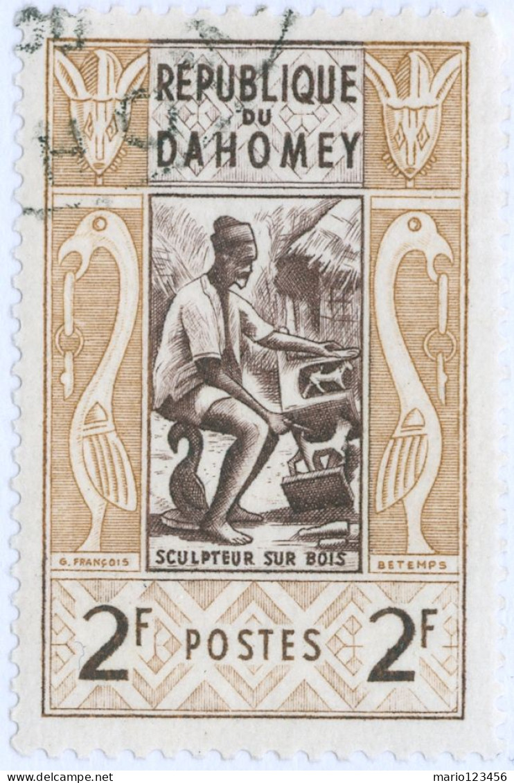 DAHOMEY, MESTIERI, 1961, FRANCOBOLLI USATI Mi:DY 179, Scott:DY 142, Yt:DY 160 - Used Stamps