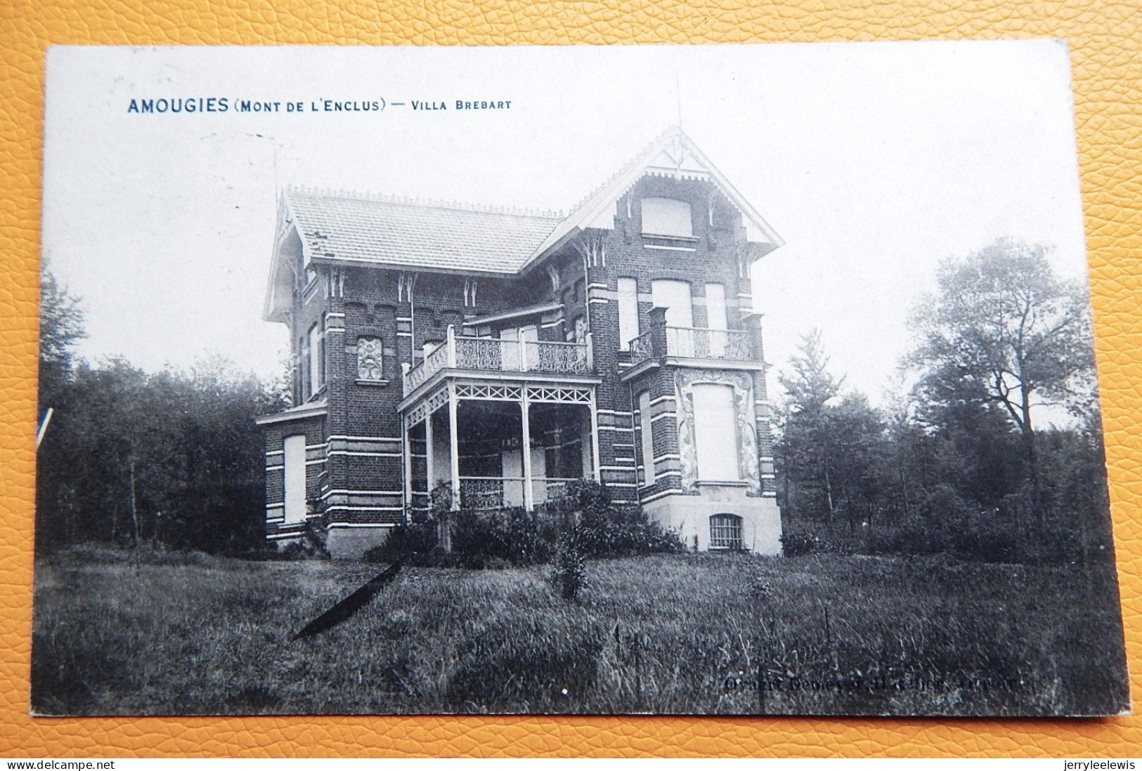MONT De L'ENCLUS  -  AMOUGIES  -  Villa Brébart  -  1914 - Kluisbergen