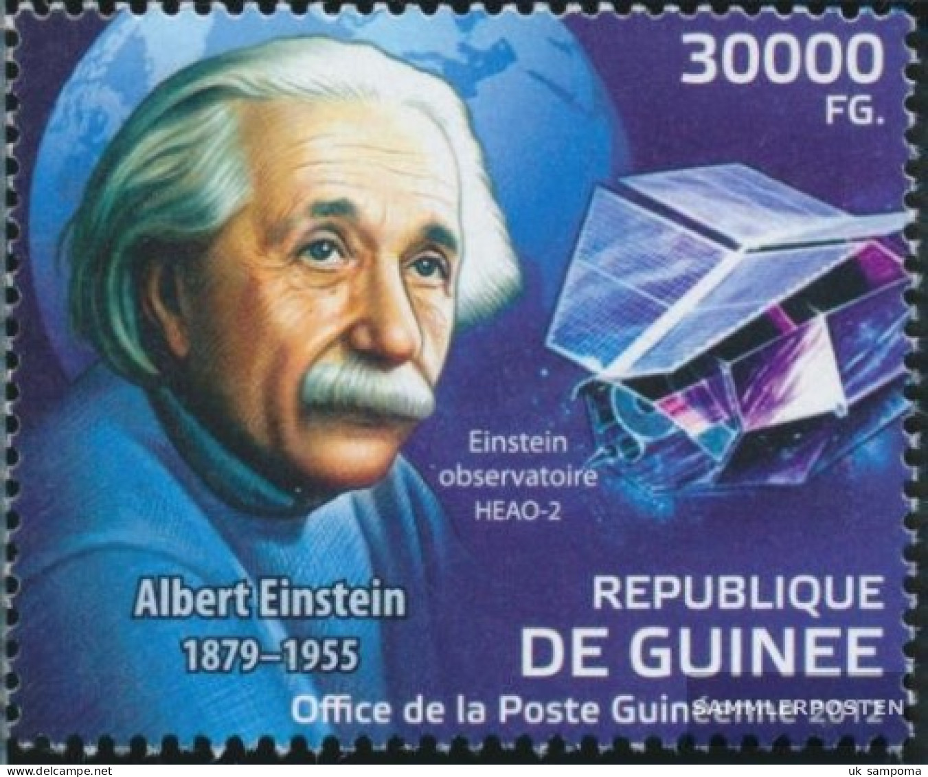 Guinea 9259 (complete. Issue) Unmounted Mint / Never Hinged 2012 Scientists (Albert Einstein) - Guinée (1958-...)