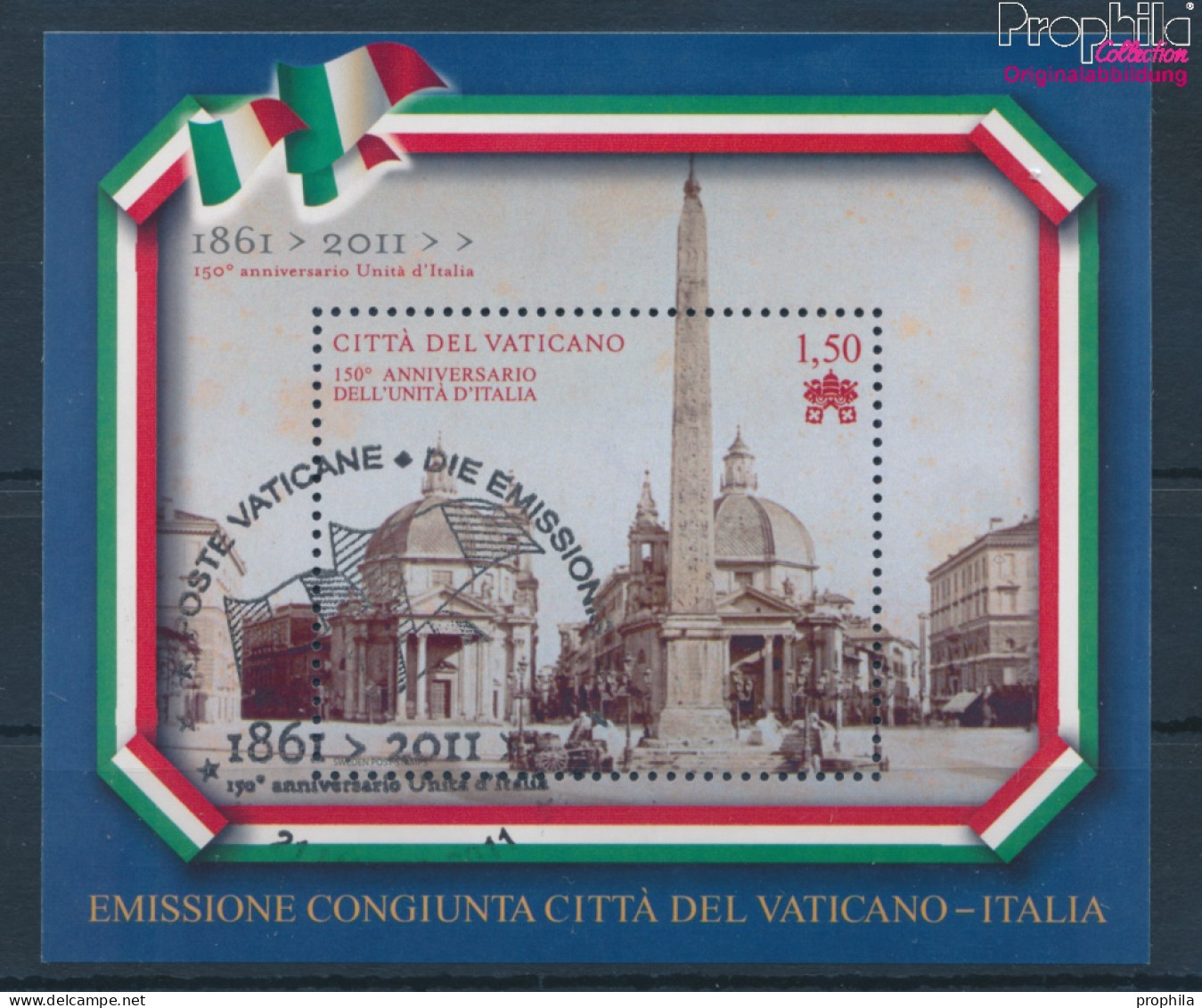 Vatikanstadt Block35 (kompl.Ausg.) Gestempelt 2011 Einheit Italiens (10312870 - Used Stamps