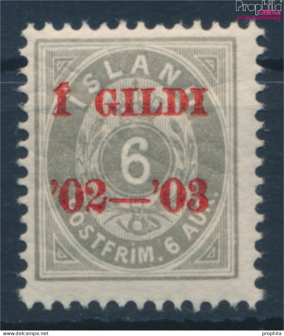Island 27B Postfrisch 1902 Aufdruckausgabe (10293699 - Nuovi