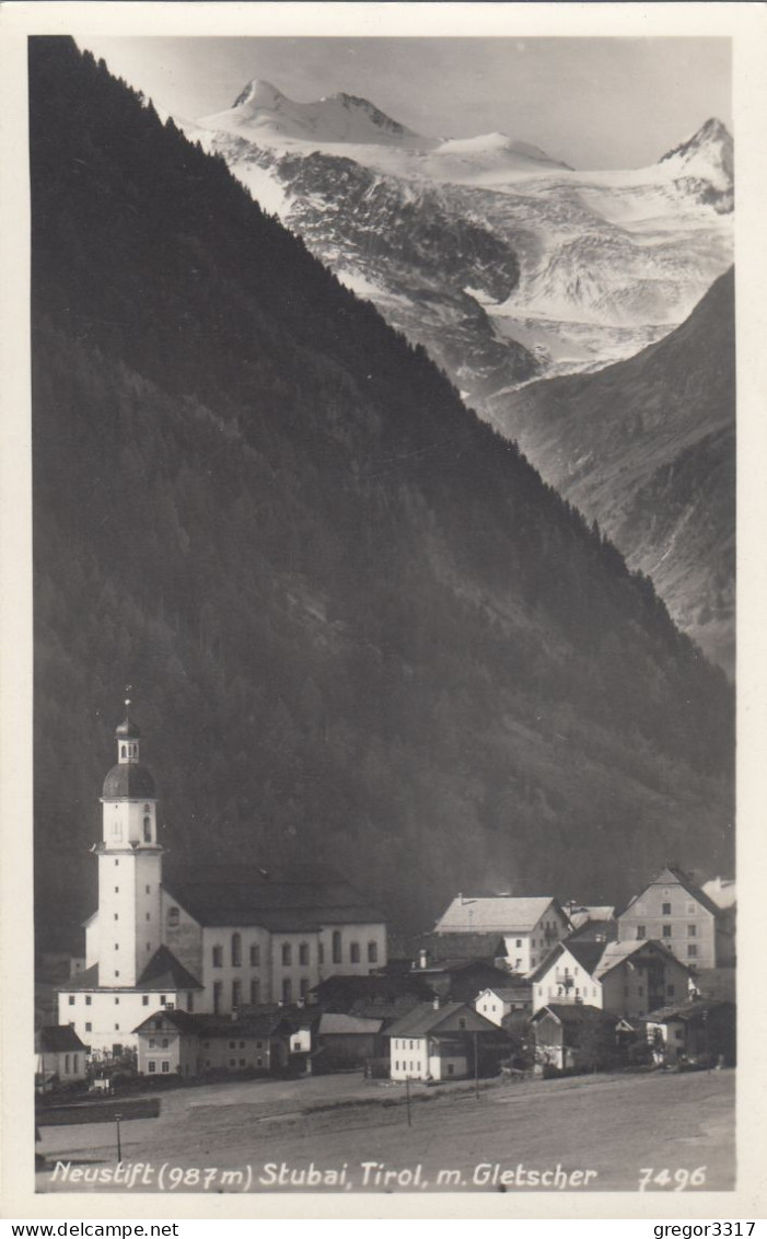 E3514) NEUSTIFT Im STUBAI - Tirol Mit Gletscher - ALT! ! 1939 - Neustift Im Stubaital