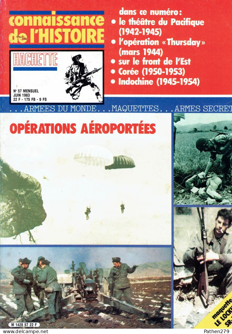 Connaissance De L'histoire N°57 - Juin 1983 - Hachette - Opération Aéroportées - Französisch