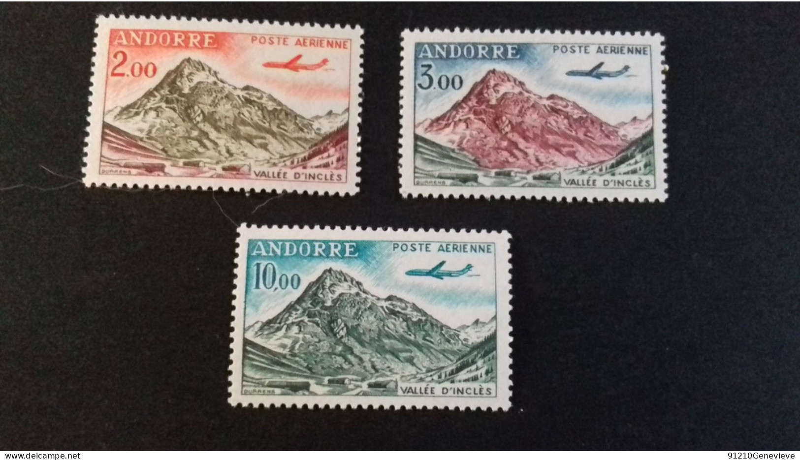 ANDORRE   PA  5, 6, 8 ** - Airmail