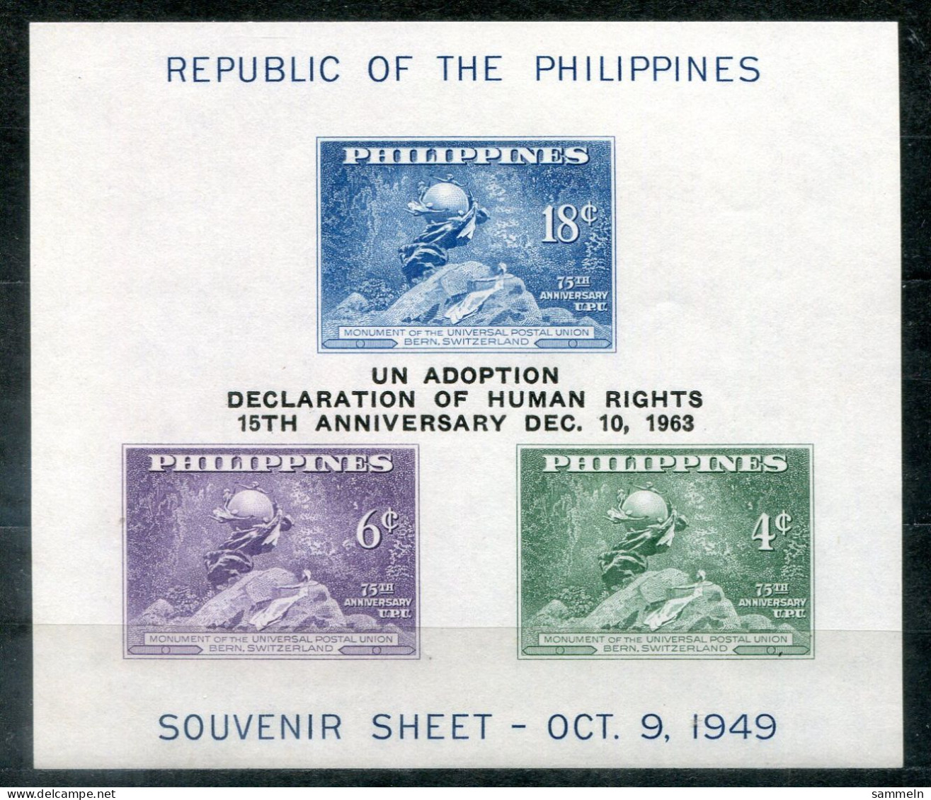 PHILIPPINEN Block 6, Bl.6 Mnh - Menschenrechte, Human Rights, Droits Humains - PHILIPPINES - Filipinas