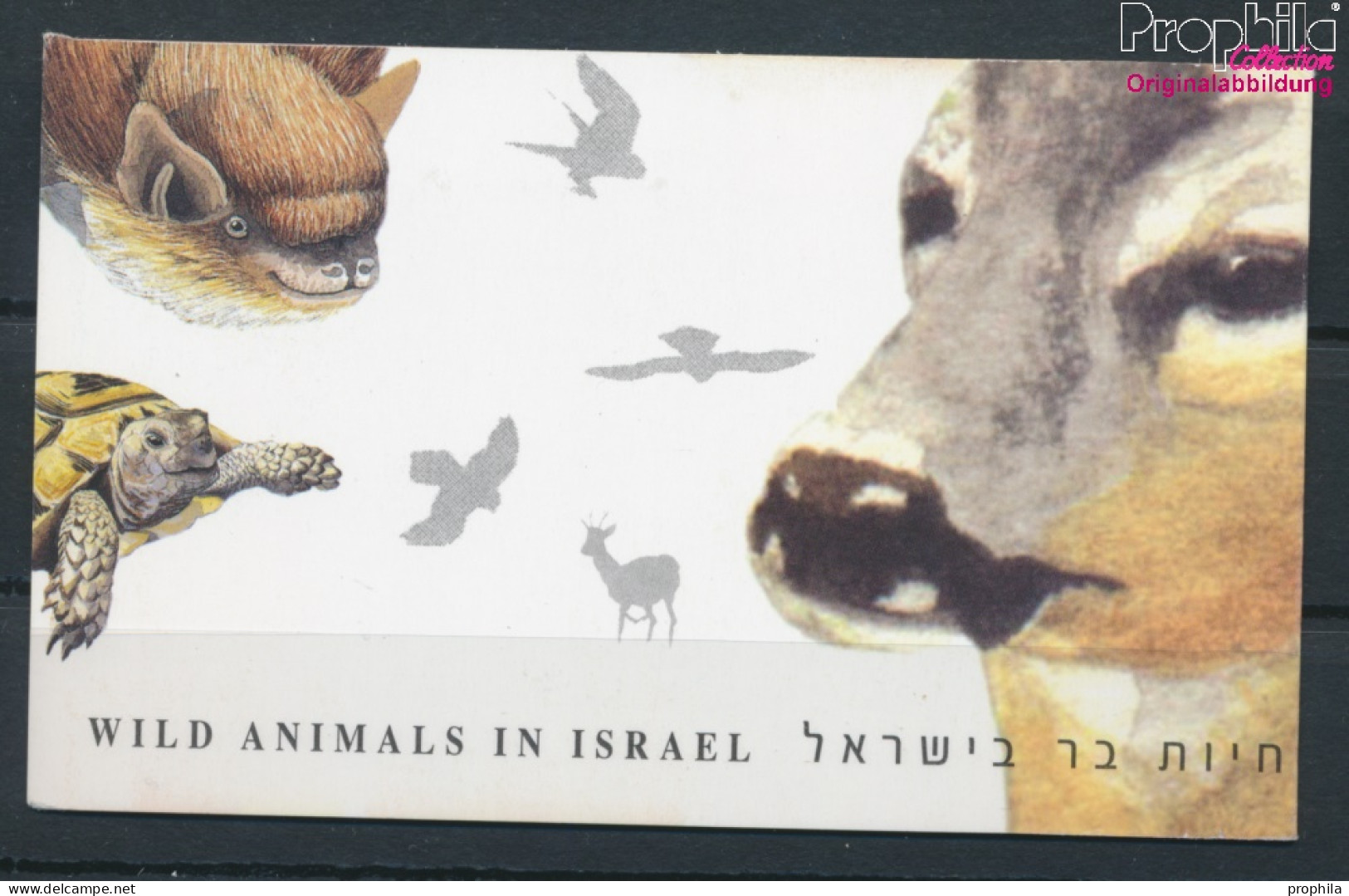 Israel 1612-1615 MH (kompl.Ausg.) Markenheftchen Postfrisch 2001 Bedrohte Tierarten (10326284 - Nuevos (sin Tab)