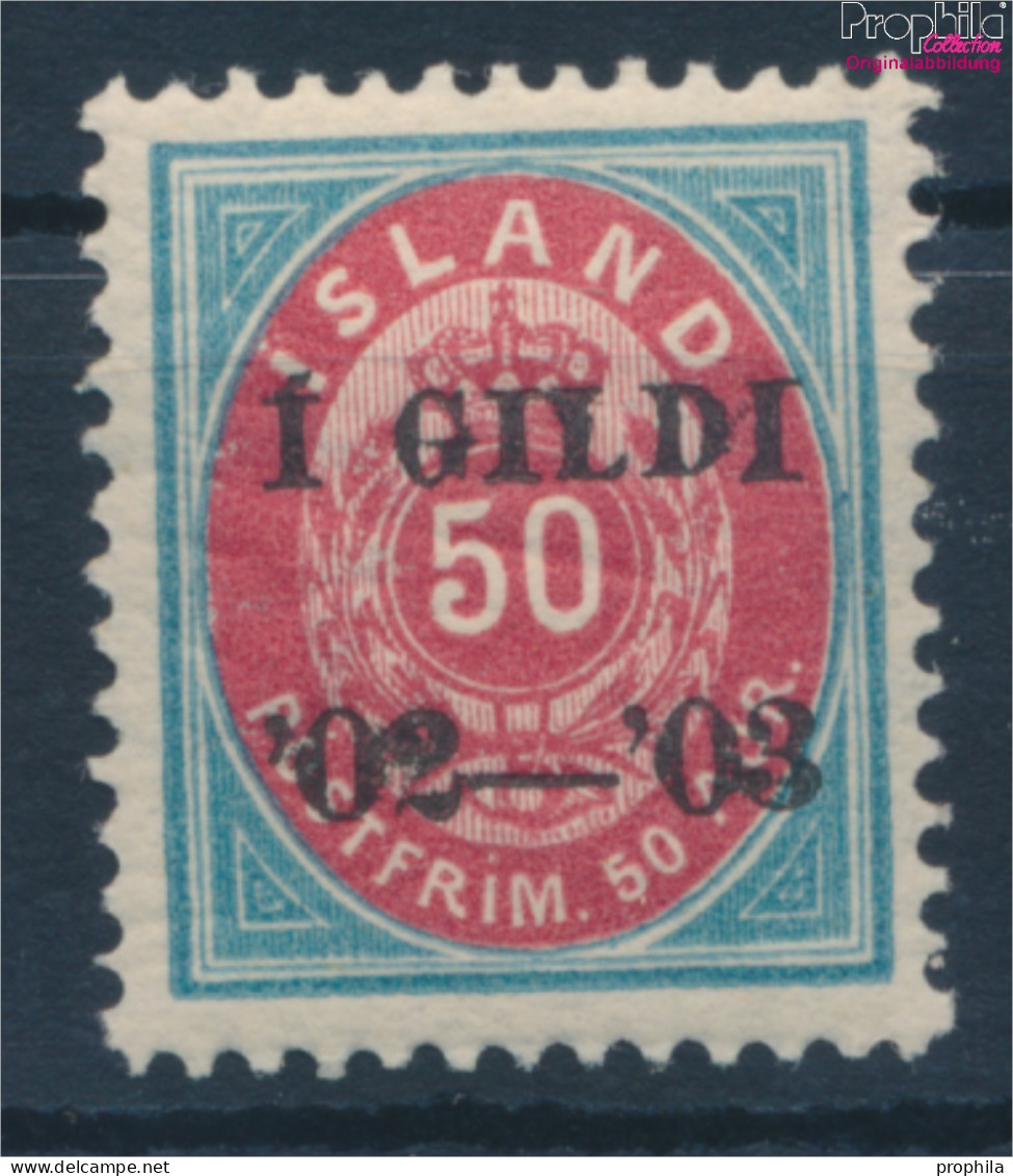 Island 33B Postfrisch 1902 Aufdruckausgabe (10293693 - Nuovi