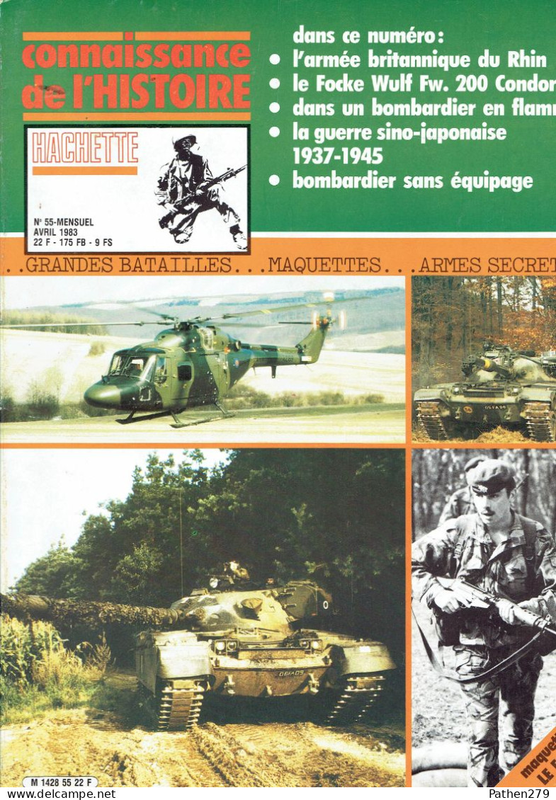 Connaissance De L'histoire N°55 - Avril 1983 - Hachette - L'Armée Britannique Du Rhin (B.A.O.R.) - French