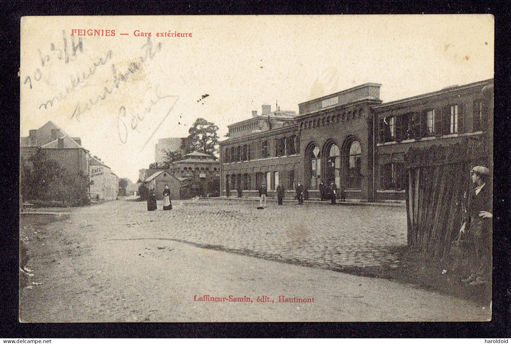 CPA 59 - FEIGNIES - GARE EXTERIEURE - Feignies