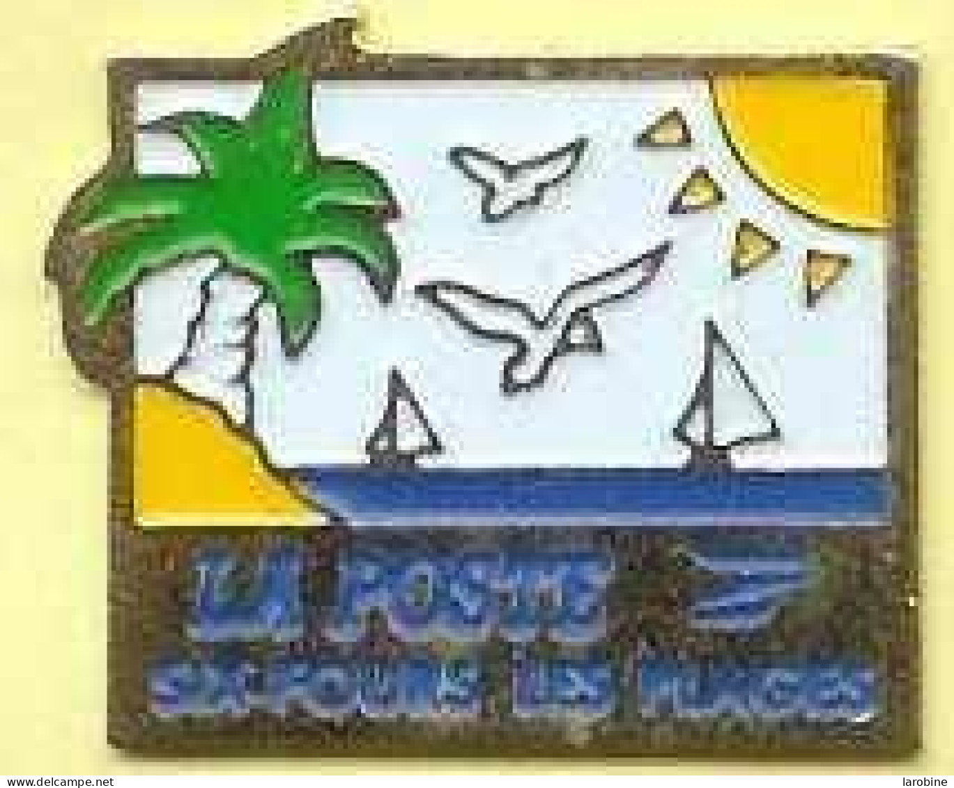 @@ Voilier Voile La Poste Ville De Six Fours Les Plages Soleil Palmier VAR @@po8 - Post