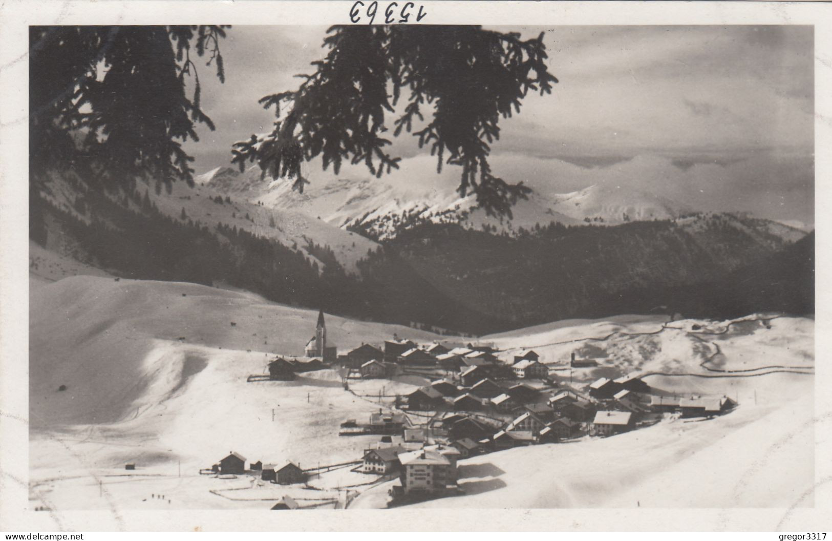 E3543) Hochalpiner Wintersportplatz BERWANG - Ausserfern TIROL - Alte ECHTE PHOTOGRAPHIE - Berwang