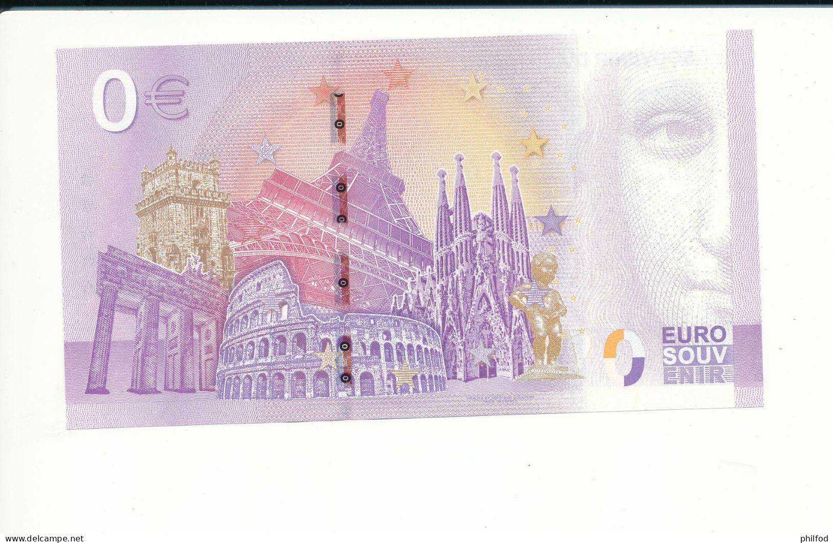 Billet Touristique  0 Euro  - SOUVENIR D'AUVERGNE - ANNIV - 2022-20 - UEUM -  N° 2548 - Altri & Non Classificati