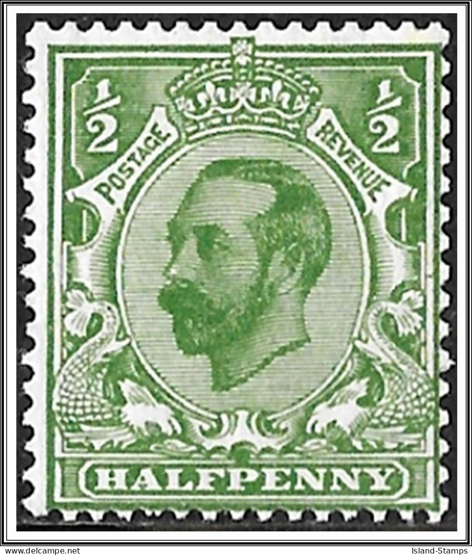 KGV SG334 ½d Pale Green Mounted Mint - Ungebraucht