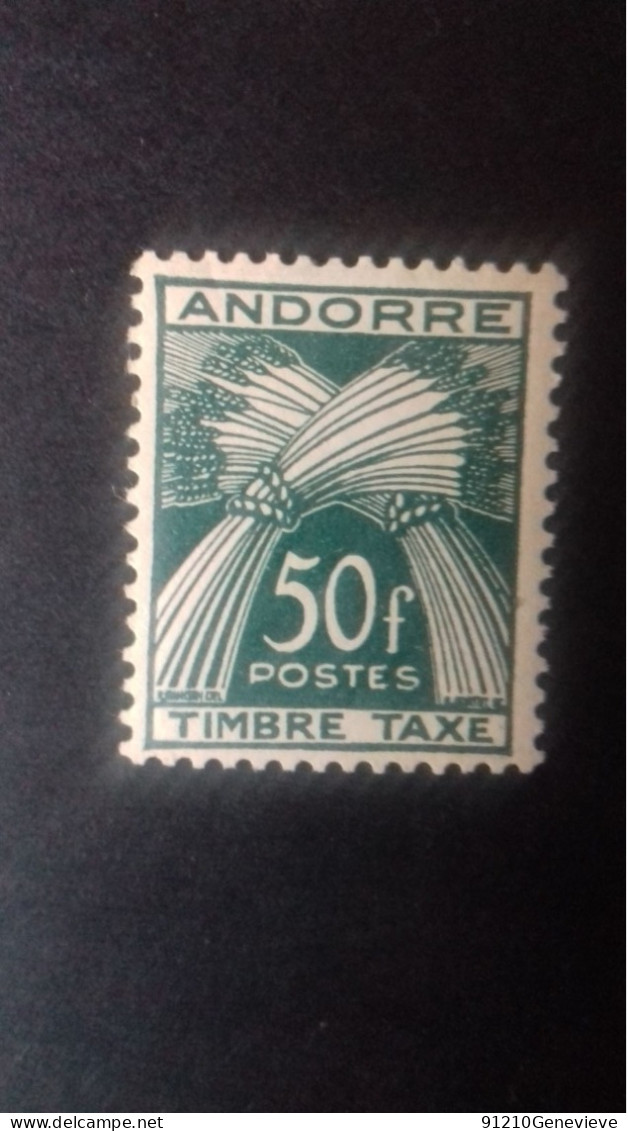 ANDORRE  TAXE 40 ** - Ungebraucht