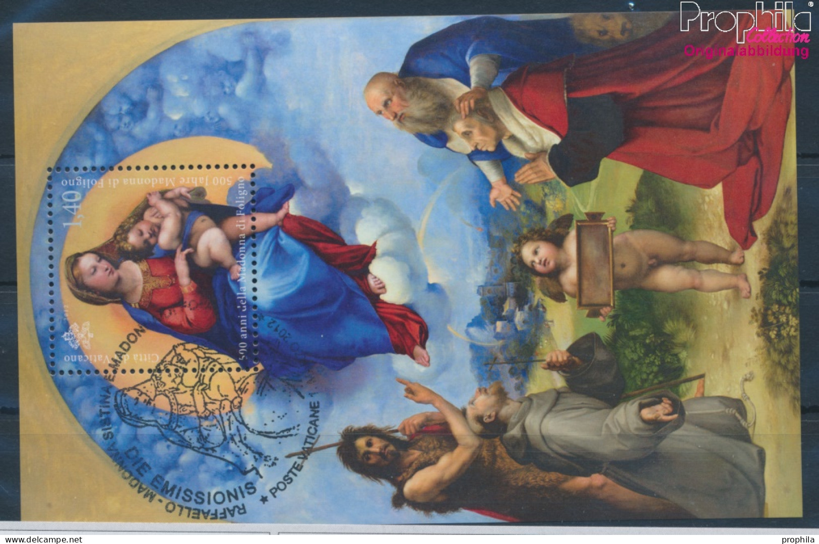 Vatikanstadt Block36 (kompl.Ausg.) Gestempelt 2012 Madonna Di Foligno (10312869 - Used Stamps