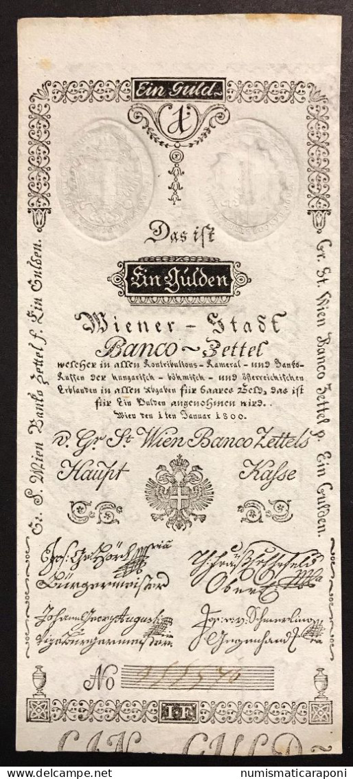 Austria  Gulden 1800 KM#A29 Uniface Wonderful Paper And Coulor Xf/unc Lotto 275 - Oesterreich