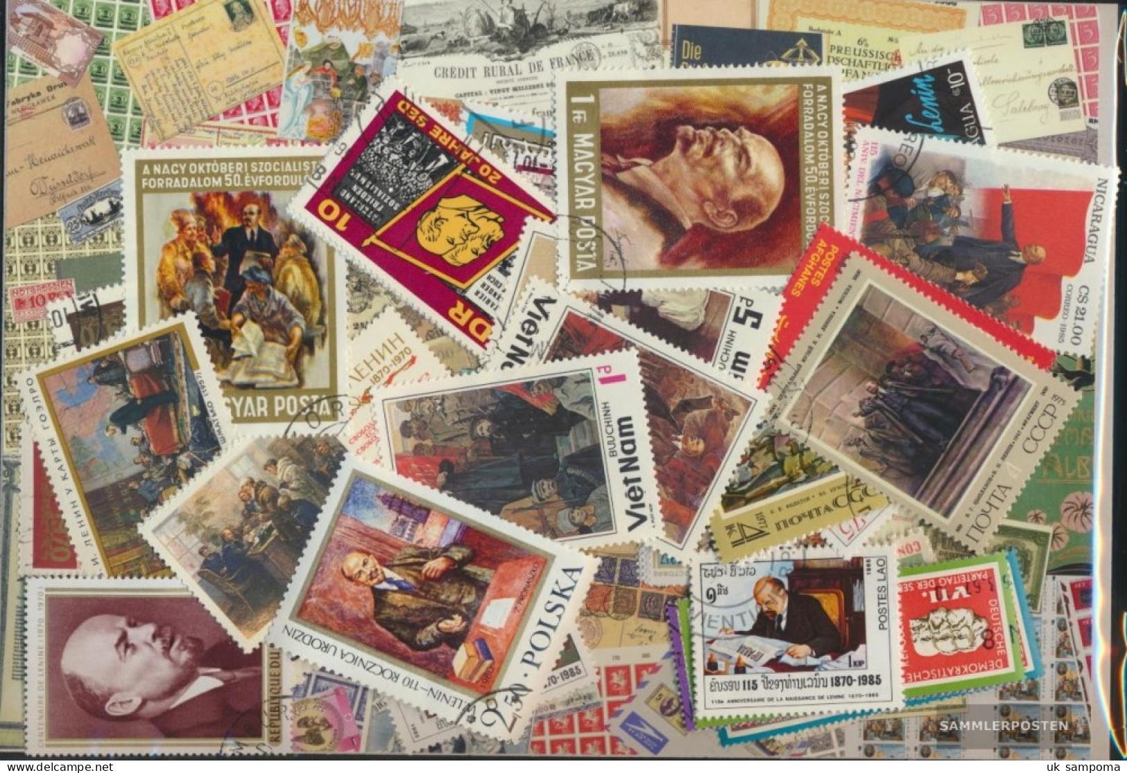 Motives 50 Various Lenin Stamps - Lenin