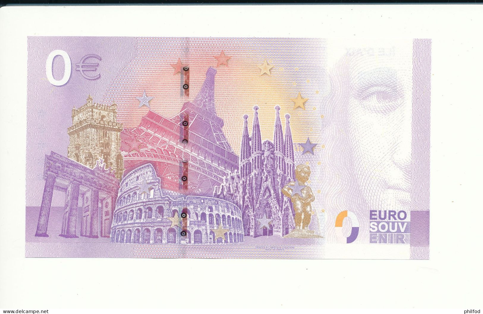 Billet Touristique  0 Euro  - ÎLE DAIX - ANNIV - 2022-1 - UEUW -  N° 2257 - Altri & Non Classificati