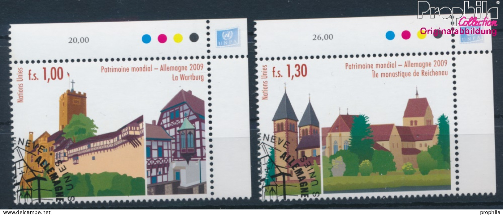 UNO - Genf 644-645 (kompl.Ausg.) Gestempelt 2009 UNESCO Welterbe Deutschland (10311040 - Used Stamps