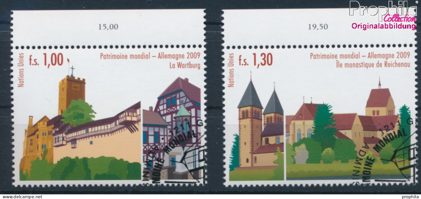 UNO - Genf 644-645 (kompl.Ausg.) Gestempelt 2009 UNESCO Welterbe Deutschland (10311042 - Used Stamps