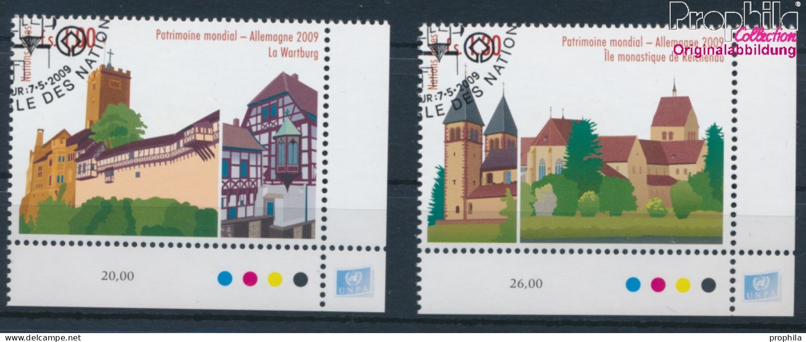 UNO - Genf 644-645 (kompl.Ausg.) Gestempelt 2009 UNESCO Welterbe Deutschland (10311044 - Used Stamps