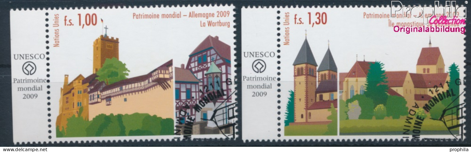 UNO - Genf 644-645 (kompl.Ausg.) Gestempelt 2009 UNESCO Welterbe Deutschland (10311047 - Used Stamps