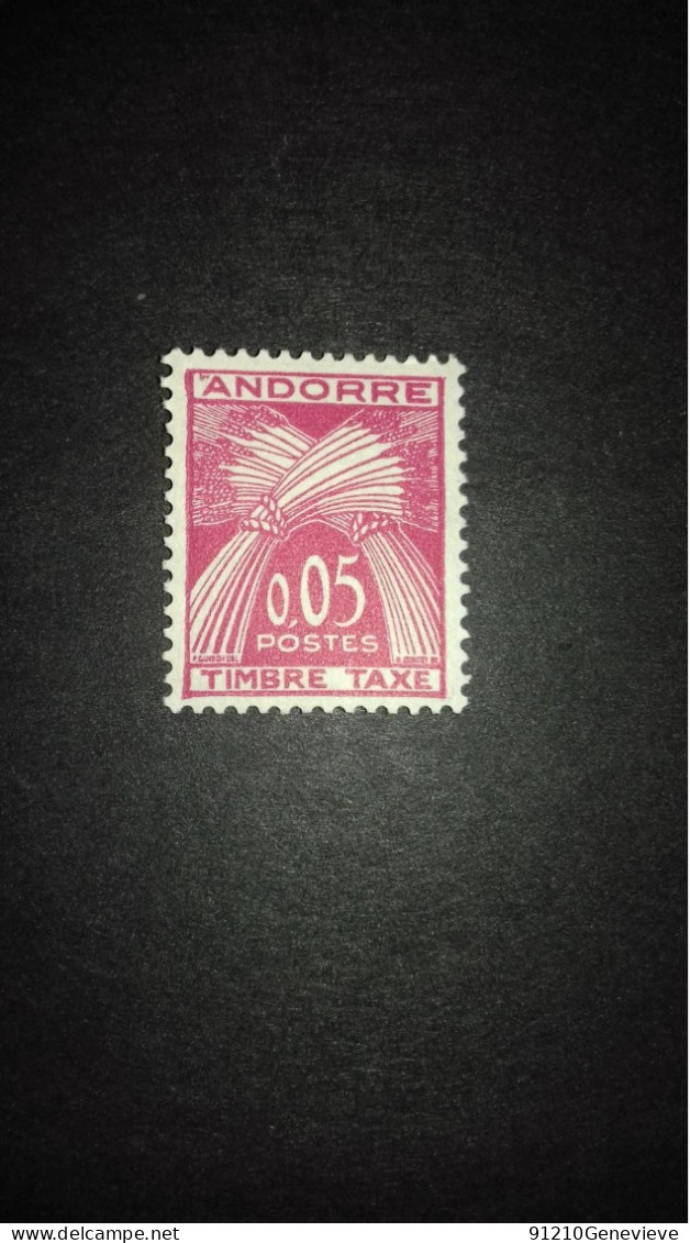 ANDORRE  TAXE   42 ** - Unused Stamps