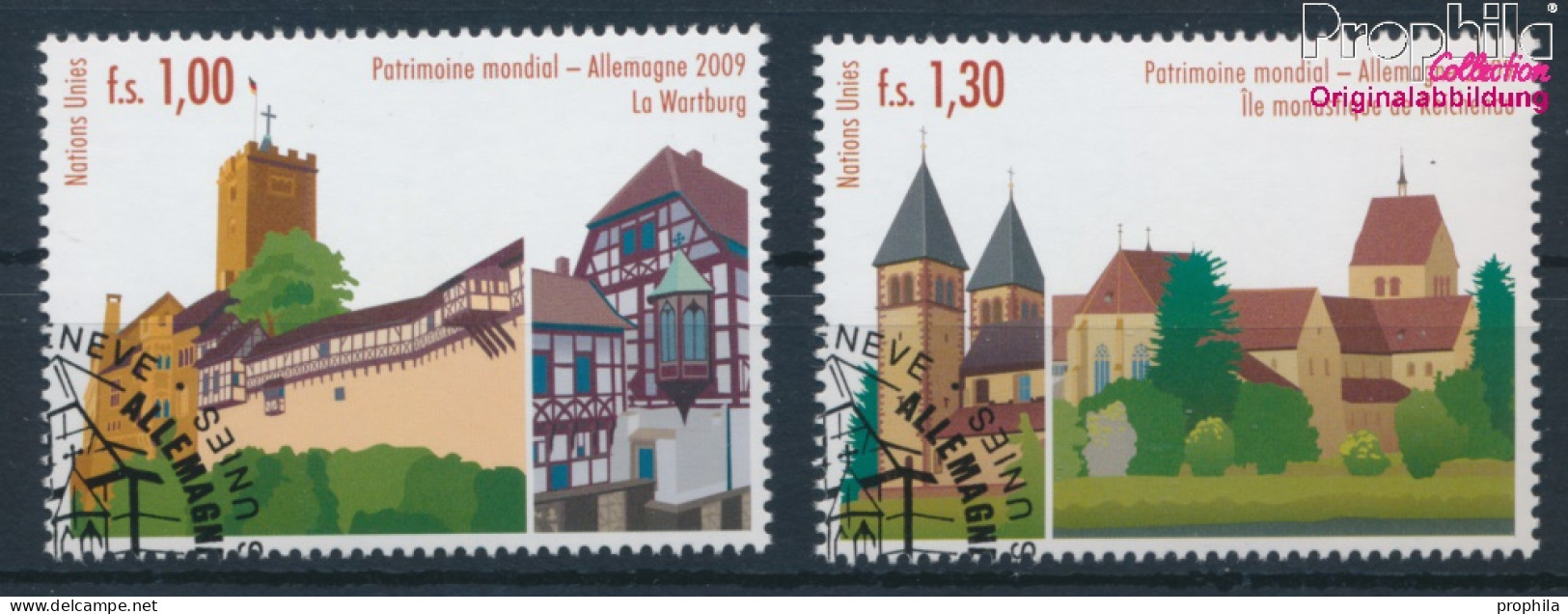 UNO - Genf 644-645 (kompl.Ausg.) Gestempelt 2009 UNESCO Welterbe Deutschland (10311049 - Used Stamps