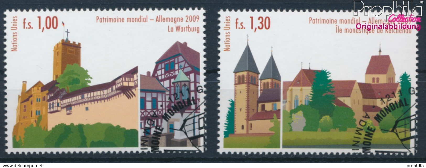 UNO - Genf 644-645 (kompl.Ausg.) Gestempelt 2009 UNESCO Welterbe Deutschland (10311050 - Used Stamps