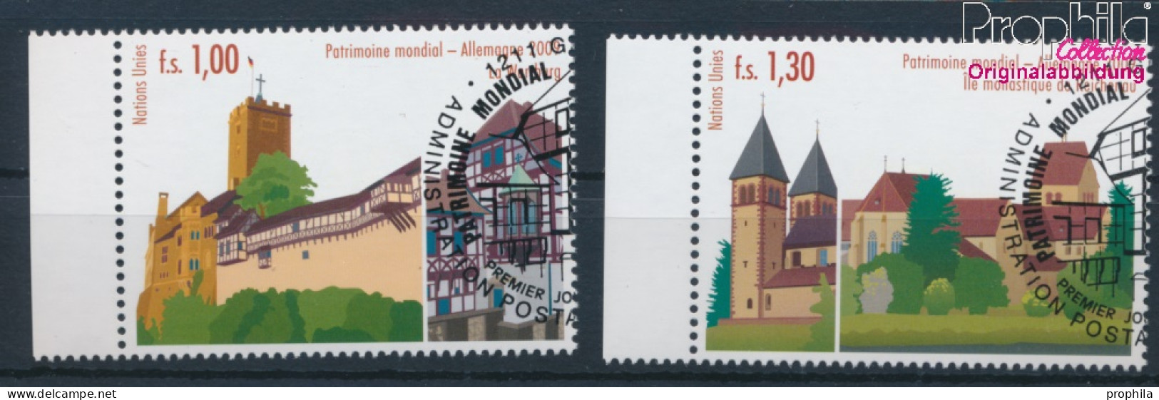 UNO - Genf 644-645 (kompl.Ausg.) Gestempelt 2009 UNESCO Welterbe Deutschland (10311051 - Used Stamps