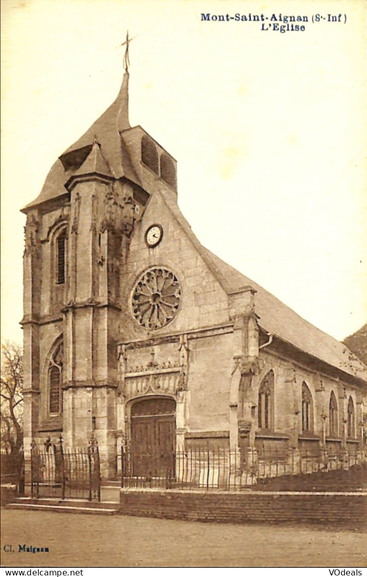 France - (76) Seine Maritime - Molosmes - Mont-saint-Aignan - L'Eglise - Mont Saint Aignan