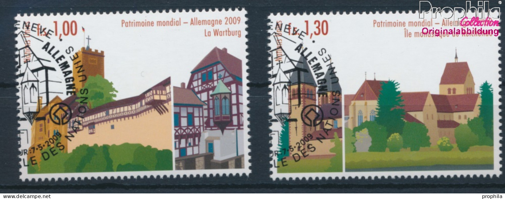 UNO - Genf 644-645 (kompl.Ausg.) Gestempelt 2009 UNESCO Welterbe Deutschland (10311053 - Used Stamps