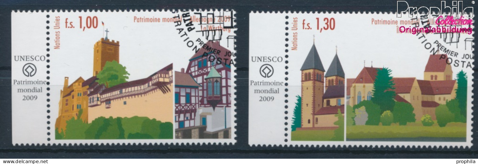 UNO - Genf 644-645 (kompl.Ausg.) Gestempelt 2009 UNESCO Welterbe Deutschland (10311055 - Usati