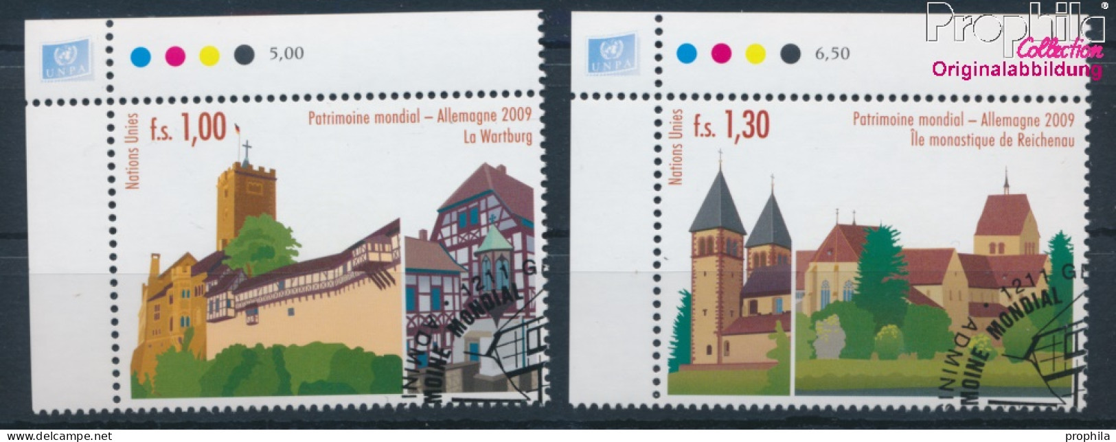 UNO - Genf 644-645 (kompl.Ausg.) Gestempelt 2009 UNESCO Welterbe Deutschland (10311059 - Used Stamps