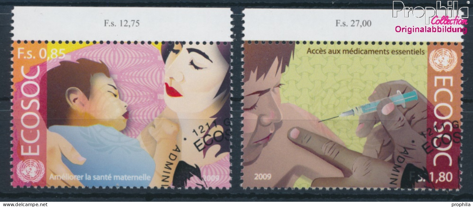 UNO - Genf 652-653 (kompl.Ausg.) Gestempelt 2009 Wirtschafts Und Sozialrat (10311071 - Used Stamps