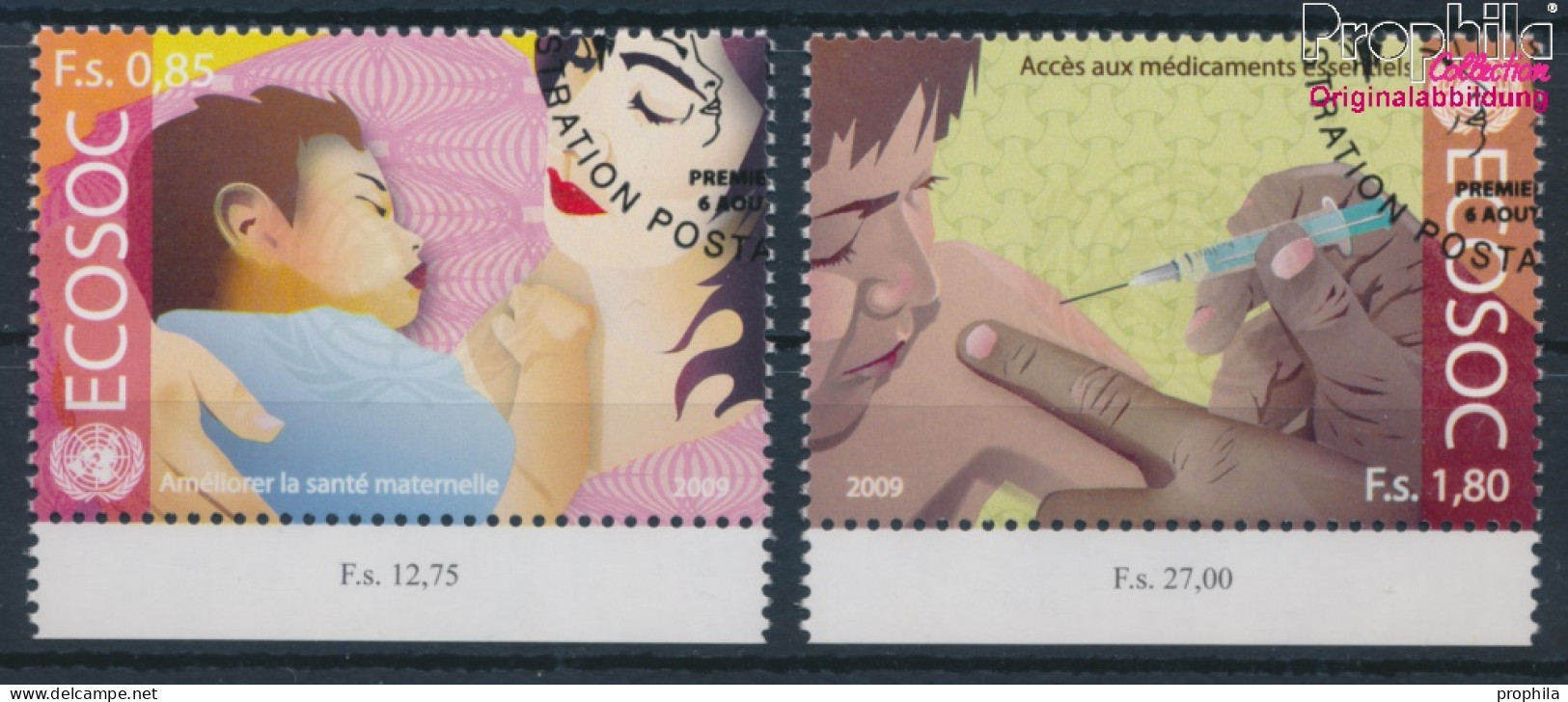 UNO - Genf 652-653 (kompl.Ausg.) Gestempelt 2009 Wirtschafts Und Sozialrat (10311075 - Used Stamps