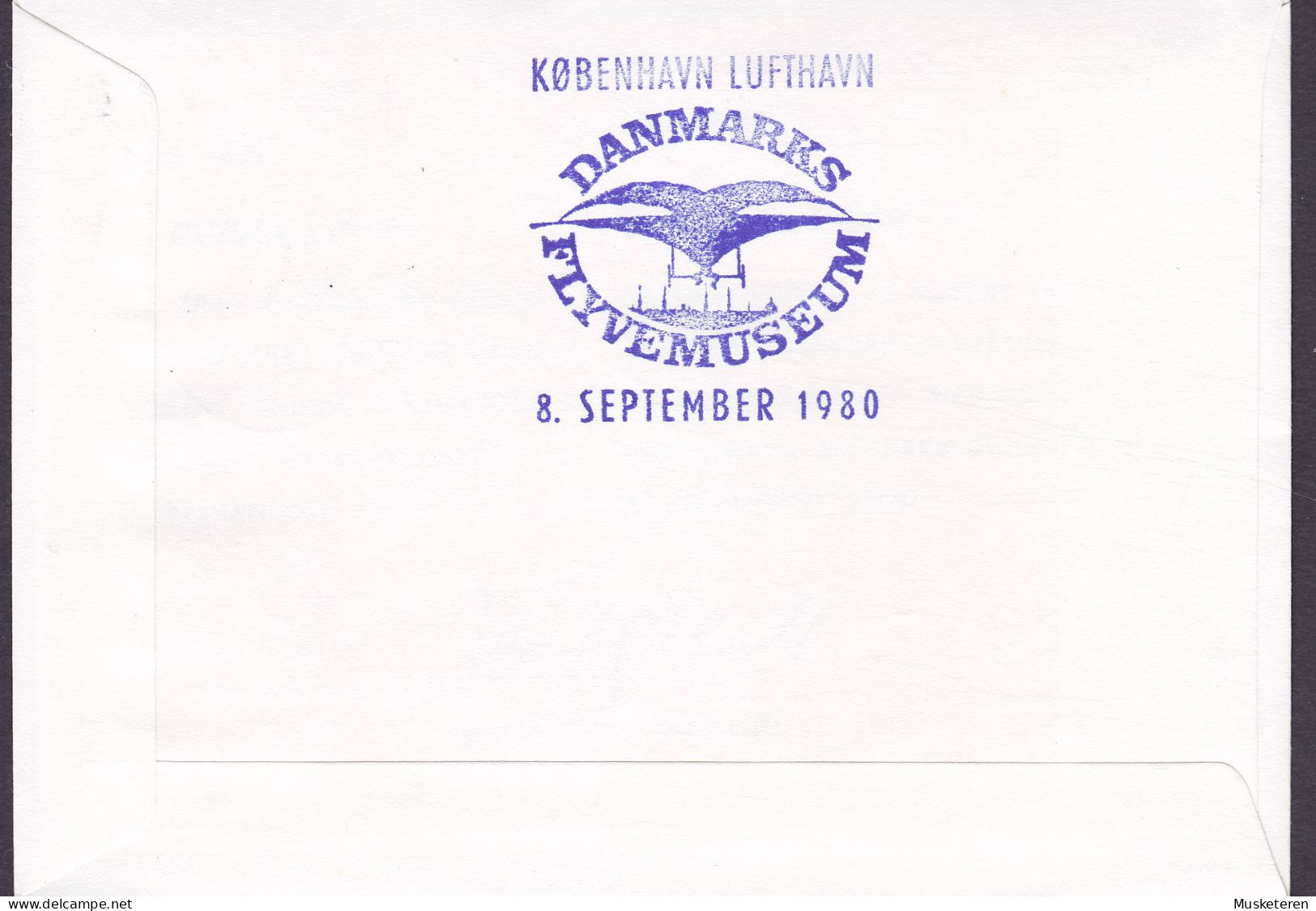 Denmark SAS First 'GOOD YEAR' Zeppelin Flight TØNDER-RINGSTED-KASTRUP, TØNDER 1980 Cover Brief Lettre - Luchtpostzegels