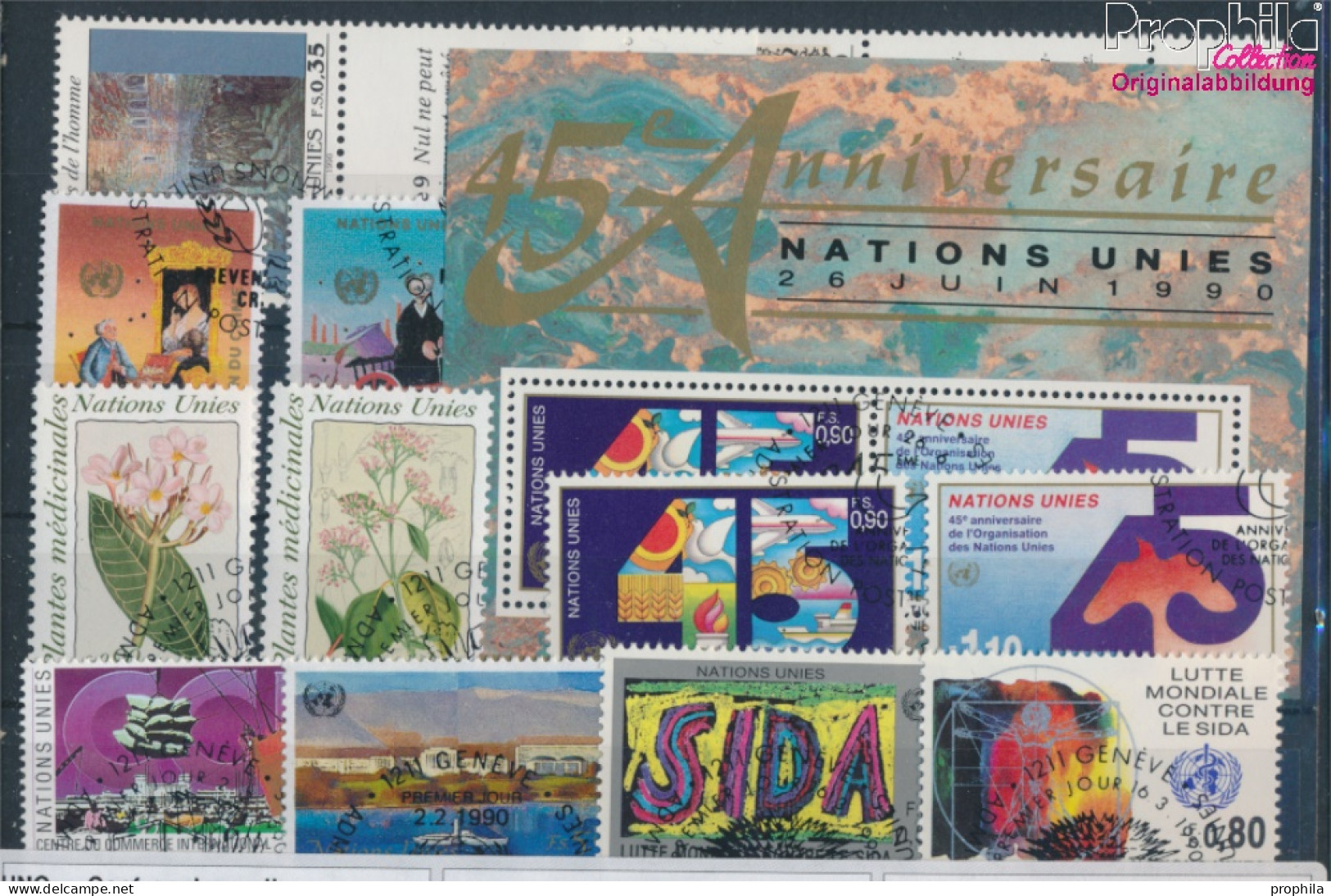 UNO - Genf Gestempelt Handelszentrum 1990 Aids, Heilpflanzen U.a.  (10311092 - Used Stamps