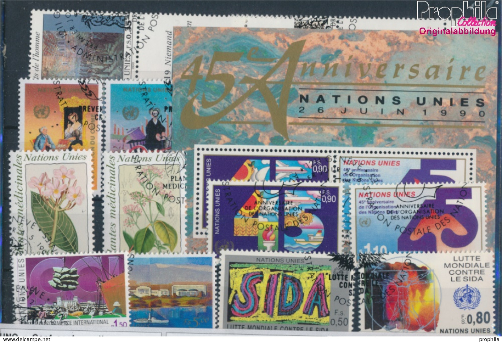 UNO - Genf Gestempelt Handelszentrum 1990 Aids, Heilpflanzen U.a.  (10311093 - Used Stamps