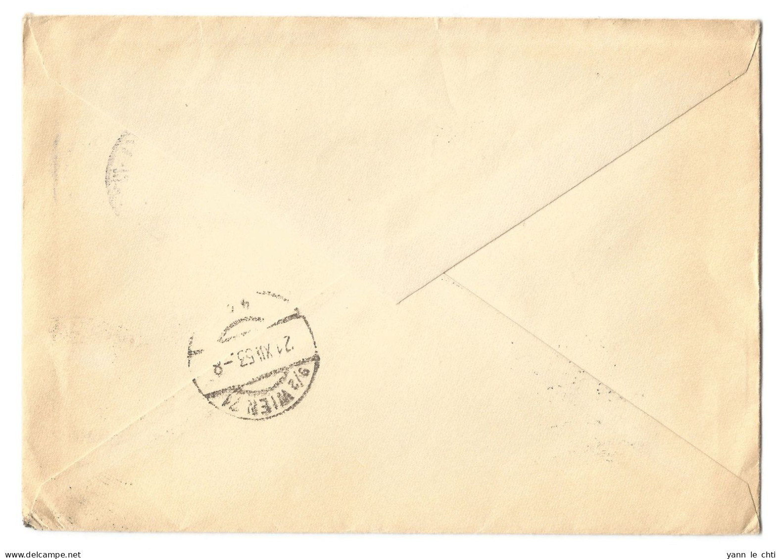 Cover Enveloppe 1953 Helsinki Suomi Finland To Wien Osterreich Par Avion Luftpost Limaposti Croix Rouge Rotes Kreuz - Lettres & Documents