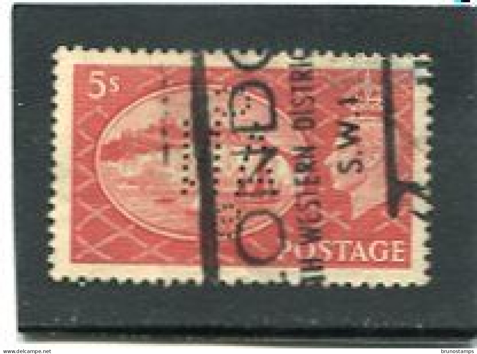 GREAT BRITAIN - 1951  5s   FESTIVAL  PERFIN   C ANS   FINE USED - Perforés