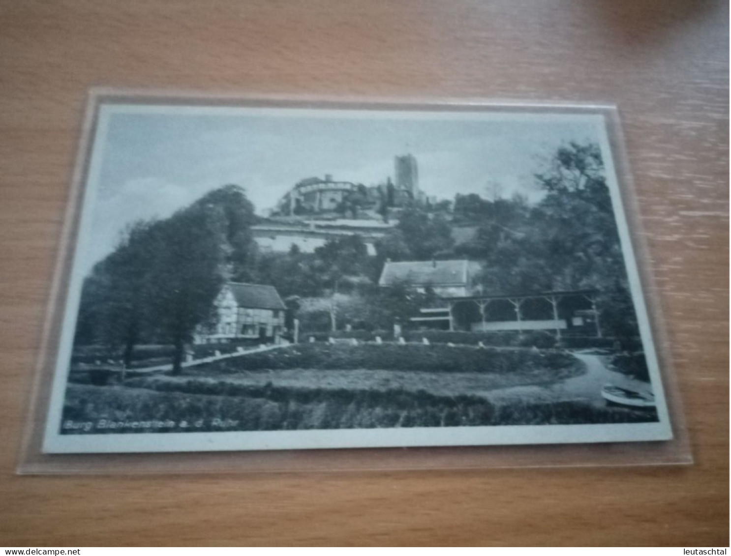 Gruß Aus Hattingen Blankenstein Burg Und Bahnhof - Hattingen