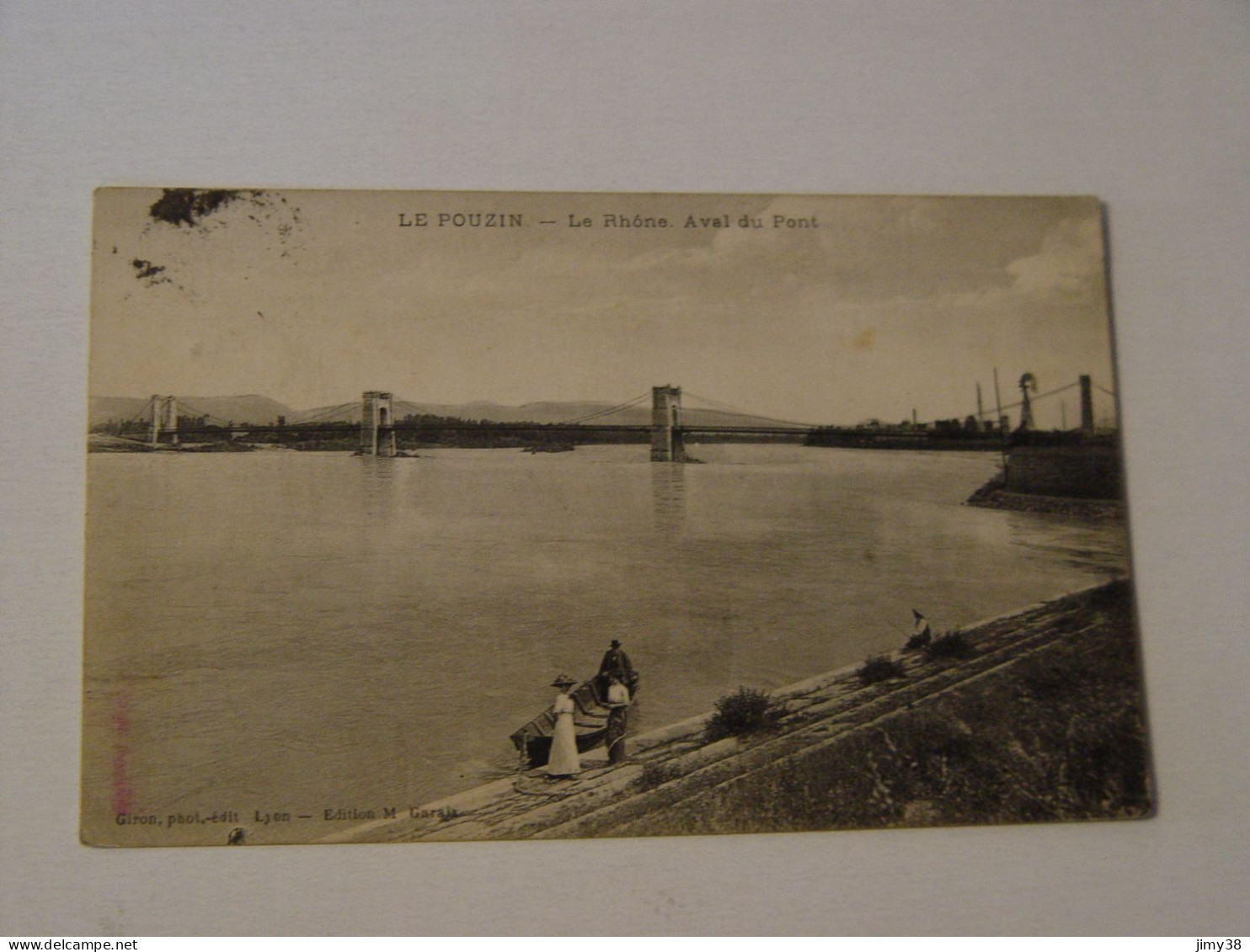 ARDECHE-LE POUZIN-LE RHONE AVAL DU PONT ED GIRON ANIMEE - Le Pouzin