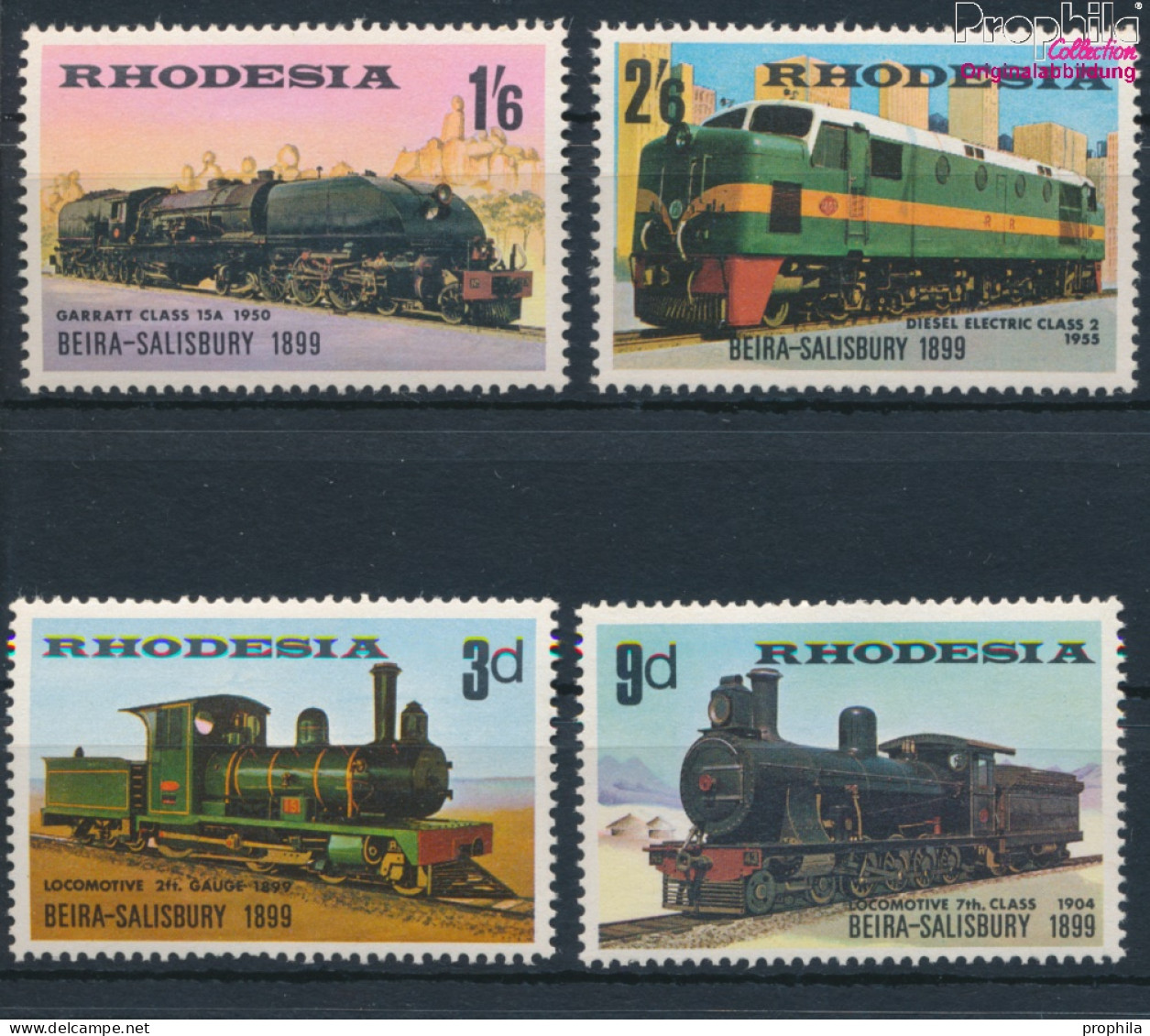 Rhodesien 80-83 (kompl.Ausg.) Postfrisch 1969 Eisenbahn (10285542 - Rodesia (1964-1980)