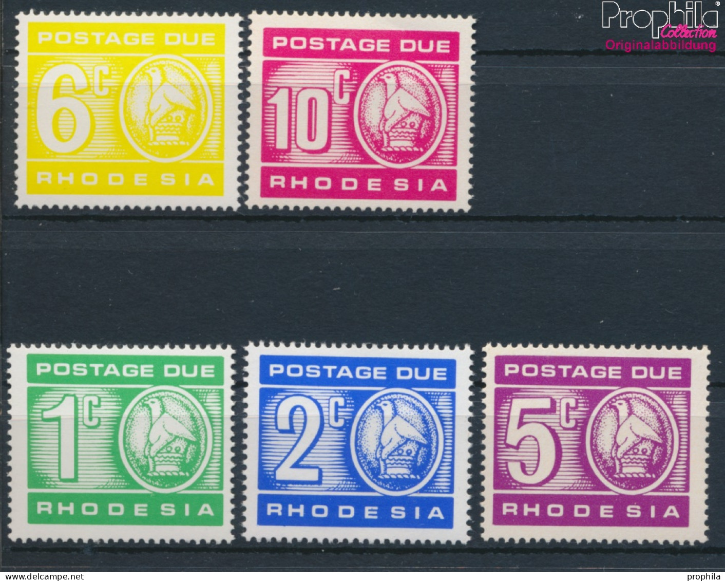 Rhodesien P11-P15 (kompl.Ausg.) Postfrisch 1970 Portomarken (10285533 - Rhodesia (1964-1980)