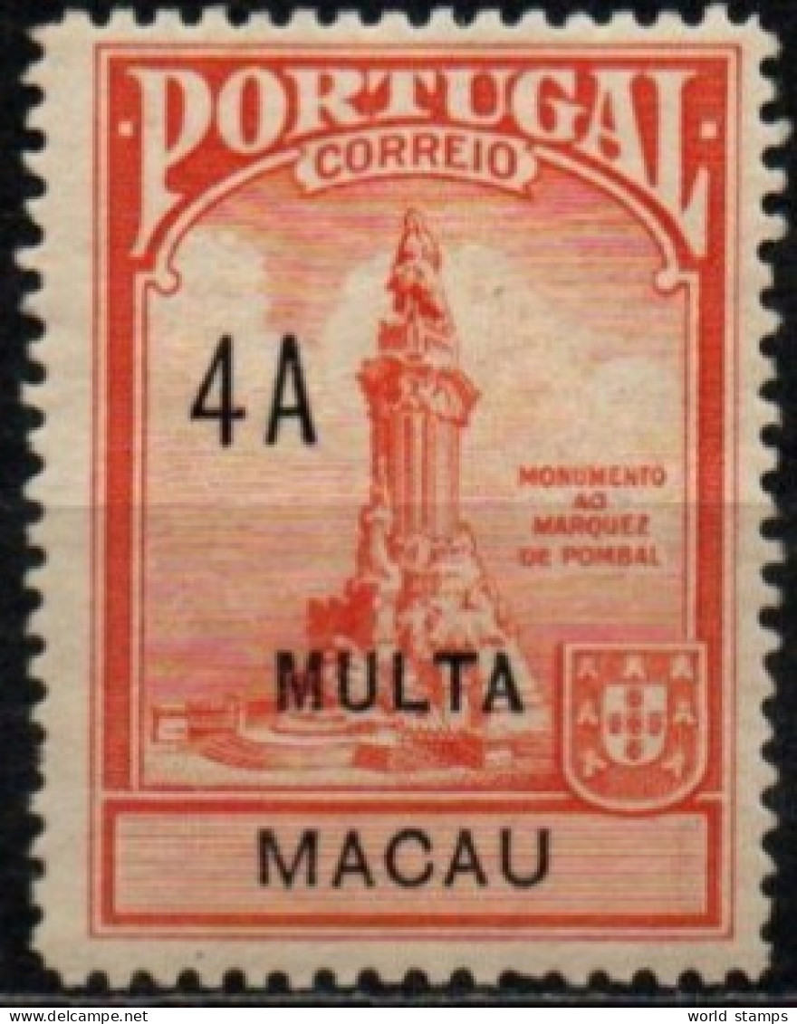 MACAO 1925 * - Impuestos