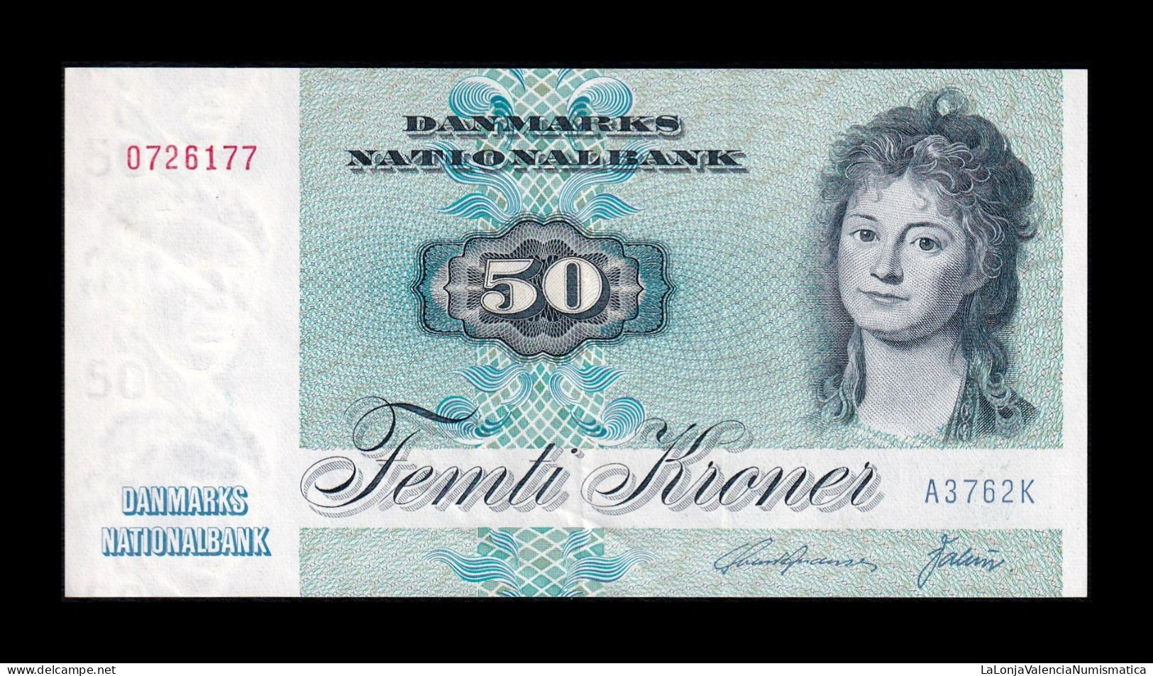 Dinamarca Denmark 50 Kroner 1976 Pick 50b(1) Ebc/+ Xf/+ - Dänemark