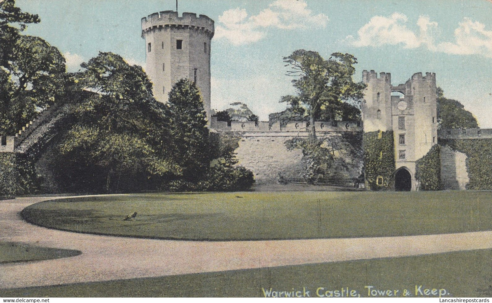 Postcard Warwick Castle  Tower And Keep  My Ref B14850 - Warwick